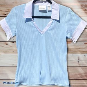 NWOT Fashion Bug Large Short Sleeve V Neck